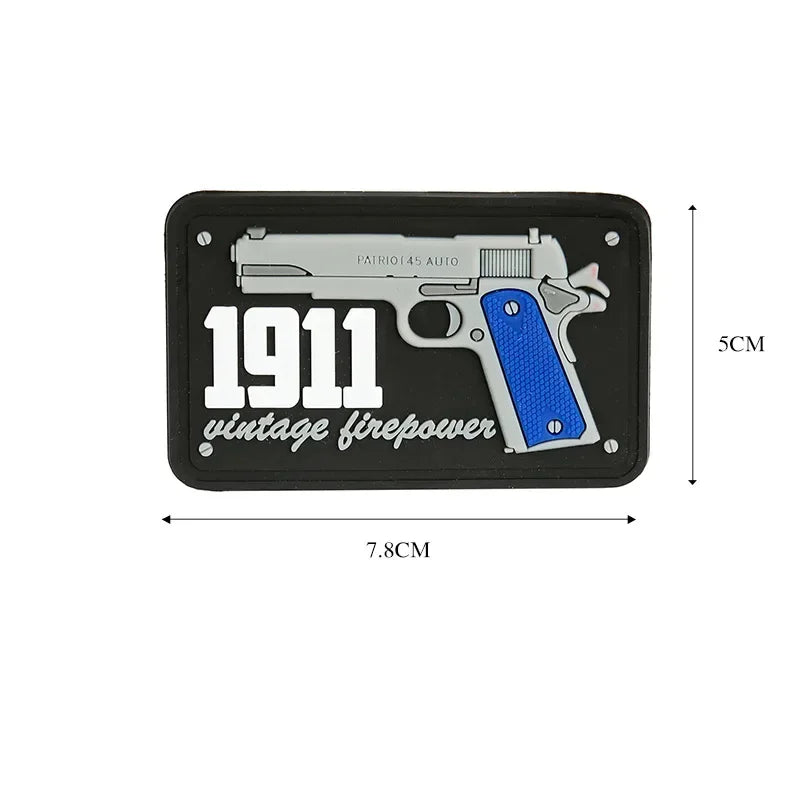 pvc military arms Hook and loop tactical clothing backpack patch tactical packs Clothing diy tactical accessories patch Badge