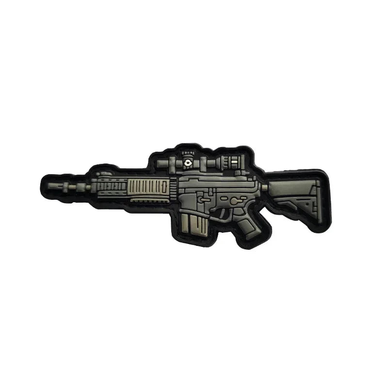 pvc military arms Hook and loop tactical clothing backpack patch tactical packs Clothing diy tactical accessories patch Badge