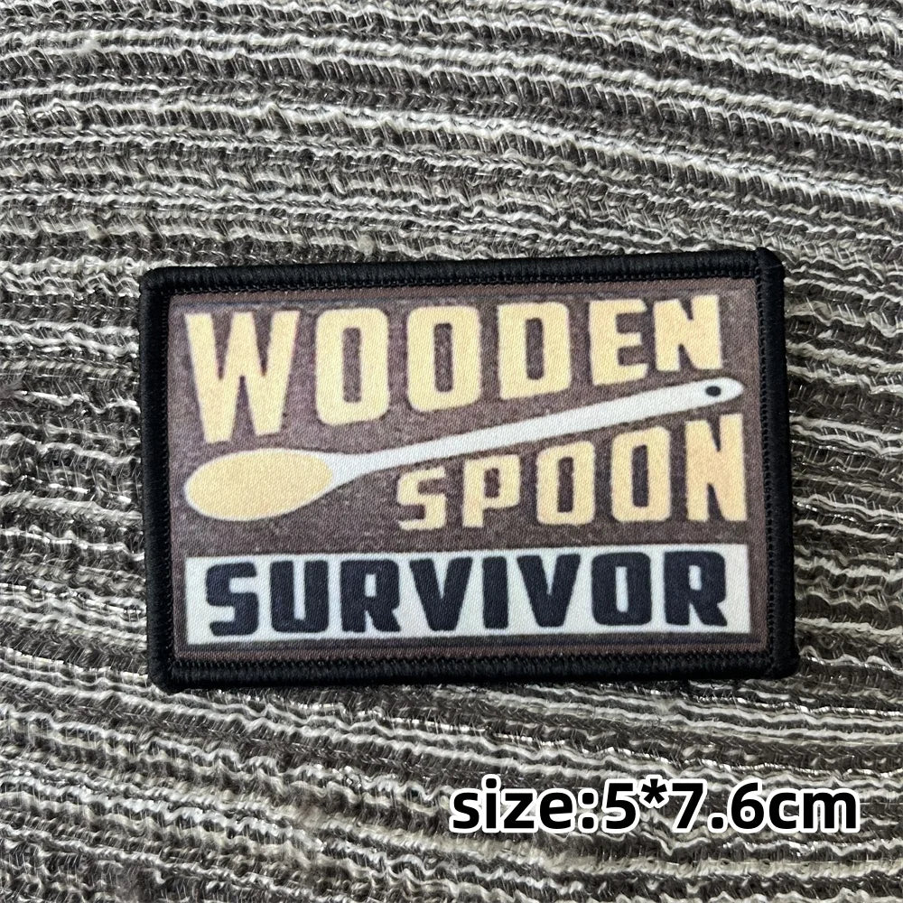 Digital Printing Patch with Hook Backing for Clothes Tactical Military Backpack Patches Gun Badges Applique for Clothing