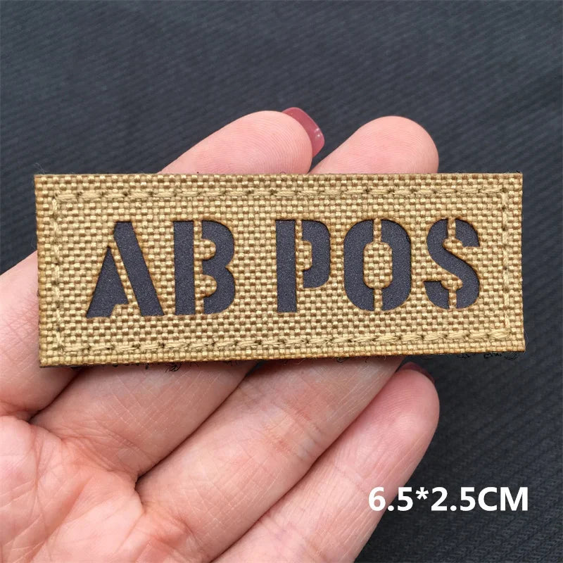 Tactical Patches IR Infrared Reflective Morale Patches on Backpack Vest Clothing Outdoor Badges Hook&Loop