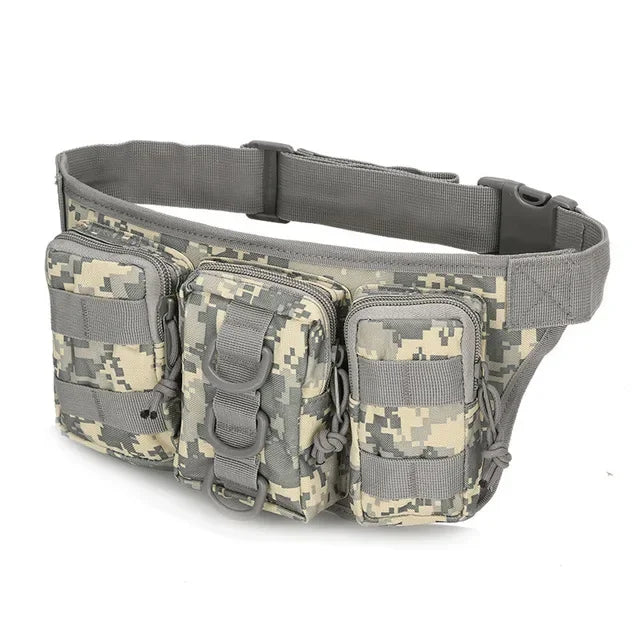Tactical Men Waist Pack Hiking Waist Bag Outdoor Hunting Sports Bags Climbing Camping Fan Battlefield Fight Tactical Package