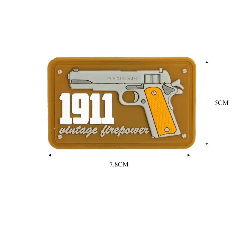 pvc military arms Hook and loop tactical clothing backpack patch tactical packs Clothing diy tactical accessories patch Badge