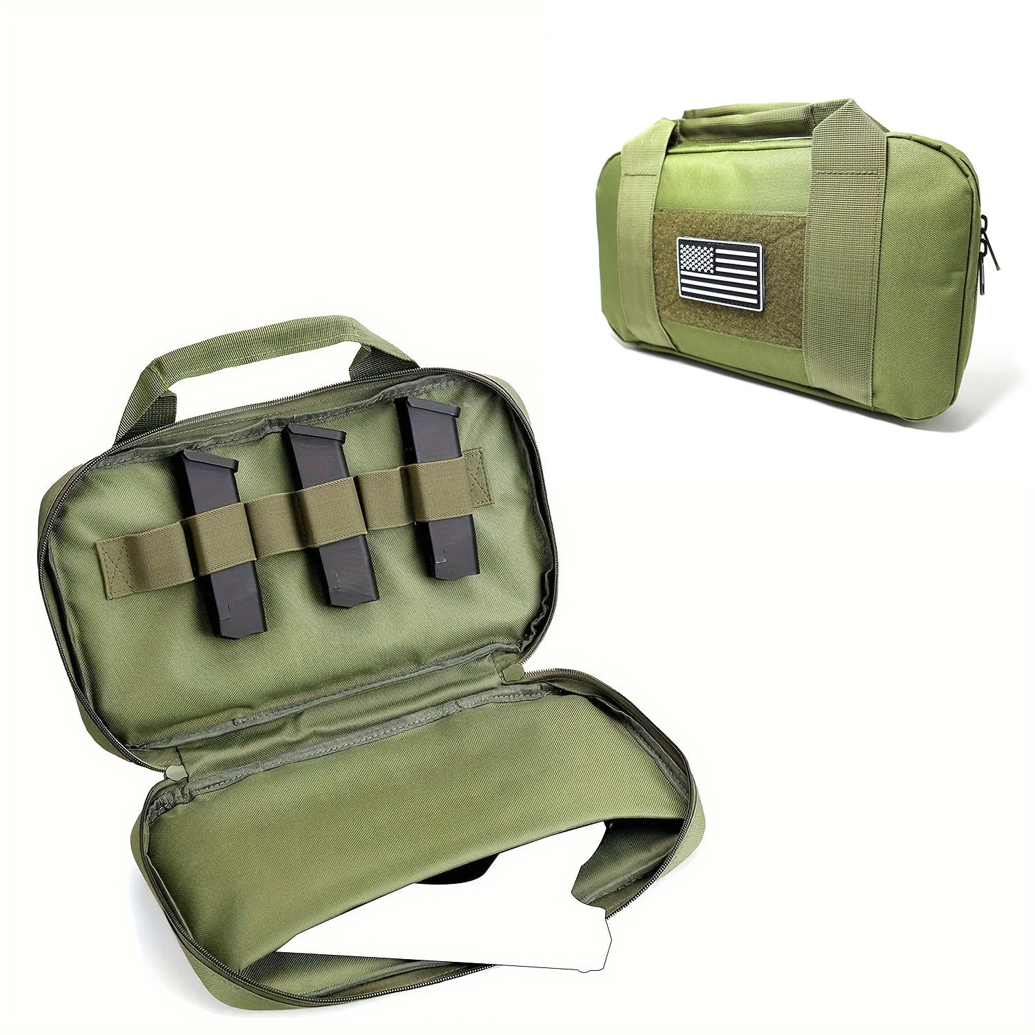 Tactical Pistol Gun Case, Padded Handgun Case Handgun Pistol Soft Case Rectangle Handgun Pouch