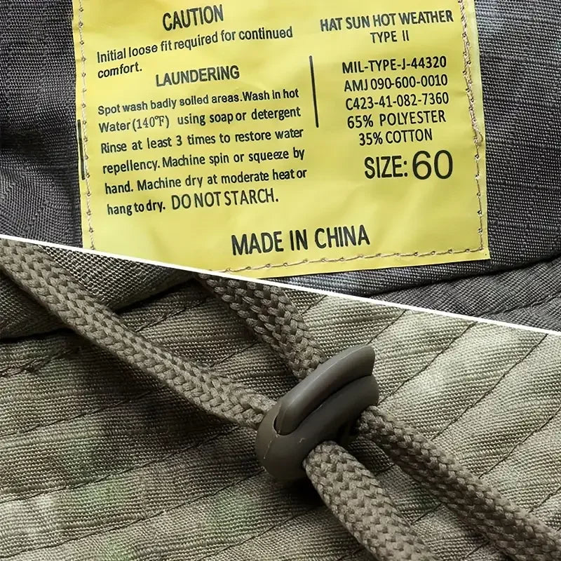 Camouflage Boonie Cap Balaclava Hat Suit Foldable Soft Hat Outdoor Hunting Fishing Wide Brimmed Hat Sunscreen Caps