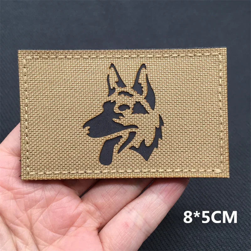 Tactical Patches IR Infrared Reflective Morale Patches on Backpack Vest Clothing Outdoor Badges Hook&Loop