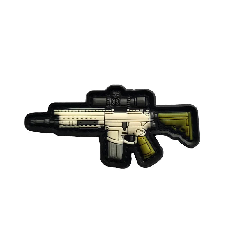 pvc military arms Hook and loop tactical clothing backpack patch tactical packs Clothing diy tactical accessories patch Badge