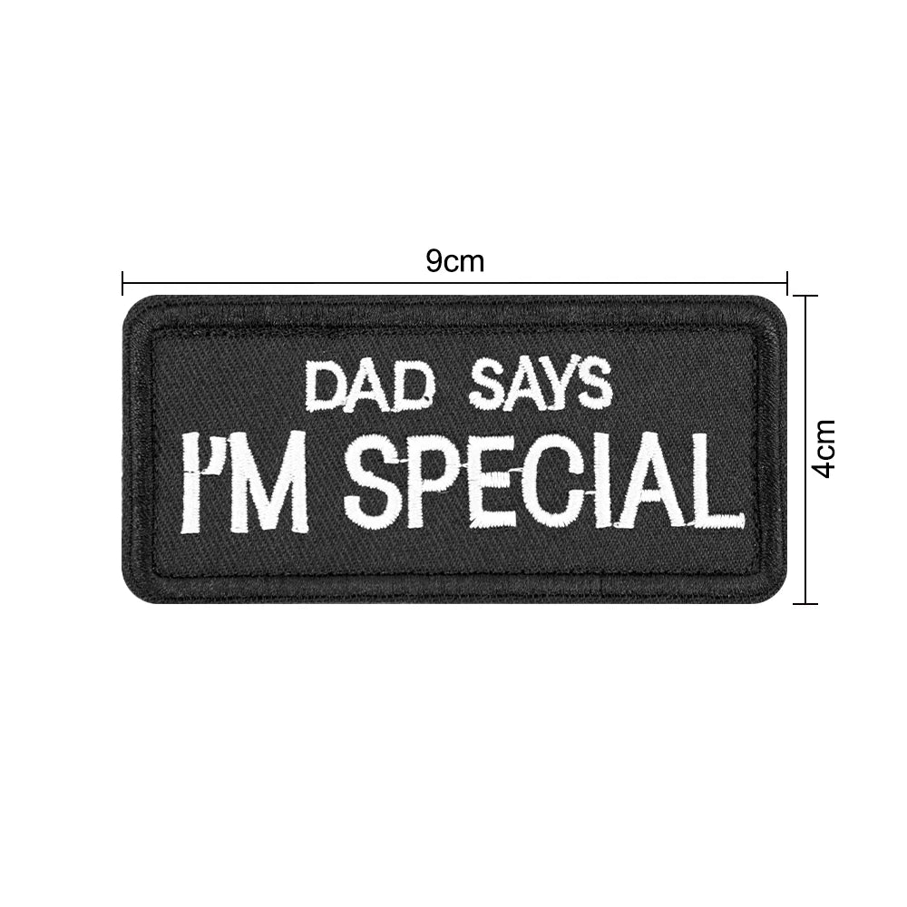 1 Piece Tactical Patch Bundle For Dog Harness Collar Vest Personalized Patches Tags Sticker Label Custom Name ID Service Dog