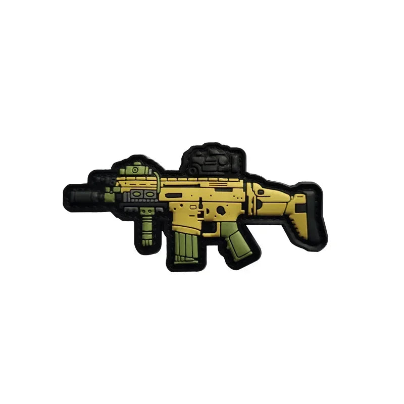 pvc military arms Hook and loop tactical clothing backpack patch tactical packs Clothing diy tactical accessories patch Badge