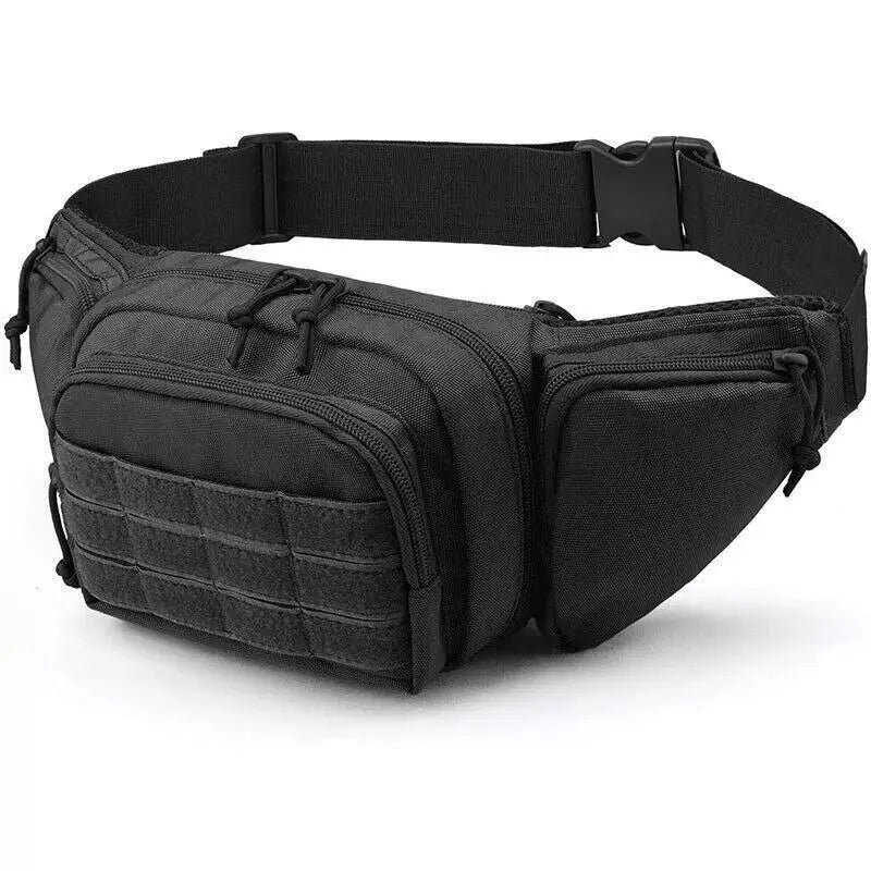 Tactical Fanny Pack for Men Concealed Carry  CCW Holster Military Pistol Waist Pouch Gun Bag for Travel, Work, Outdoor, EDC Gear