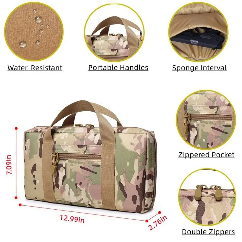 Gun Carry Bag EDC Tool Pouch Outdoor Hunting Accessories Magazine Pouch Holder Pistol Handgun Protection Case Holster