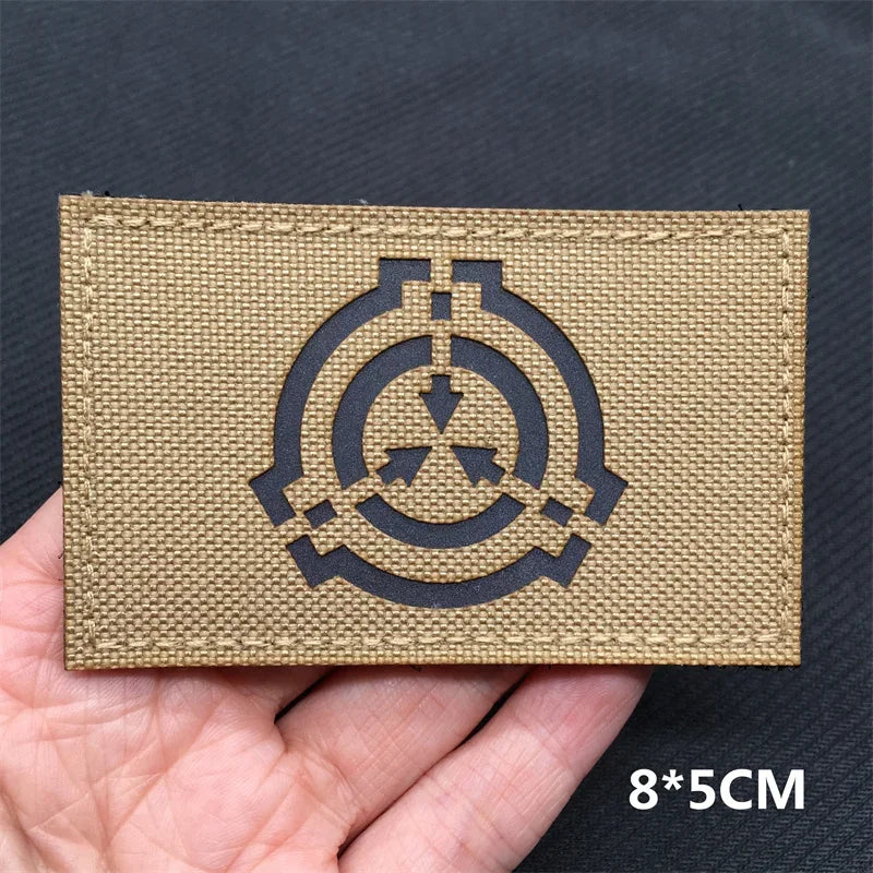 Tactical Patches IR Infrared Reflective Morale Patches on Backpack Vest Clothing Outdoor Badges Hook&Loop