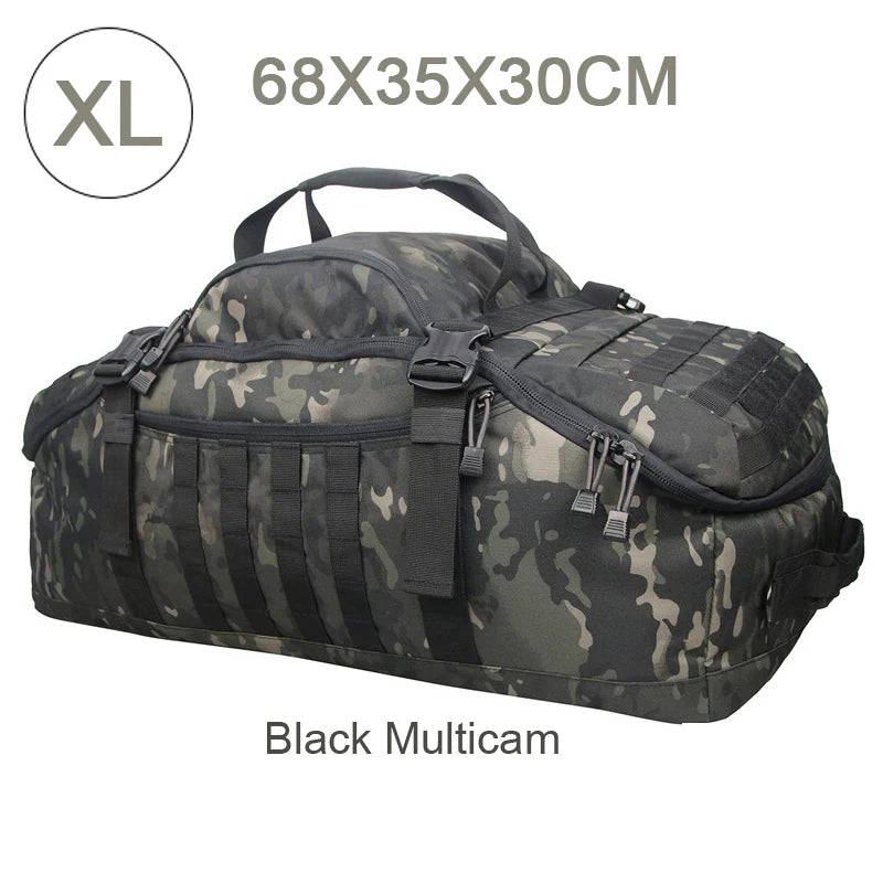 LQARMY 30L 50L 80L Outdoor Mountaineering Bag Molle Tactical Backpack Large Duffel Bag Hiking Camping Travel Bags
