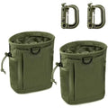 Molle Dump Pouch,Hunting Magazine Recovery Pouch Drastring Ammo Bag Belt Waist Fanny Pack Adjustable Holster Bag