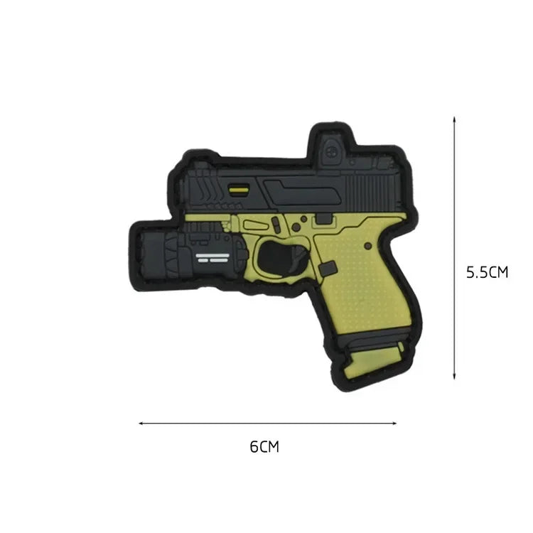 pvc military arms Hook and loop tactical clothing backpack patch tactical packs Clothing diy tactical accessories patch Badge