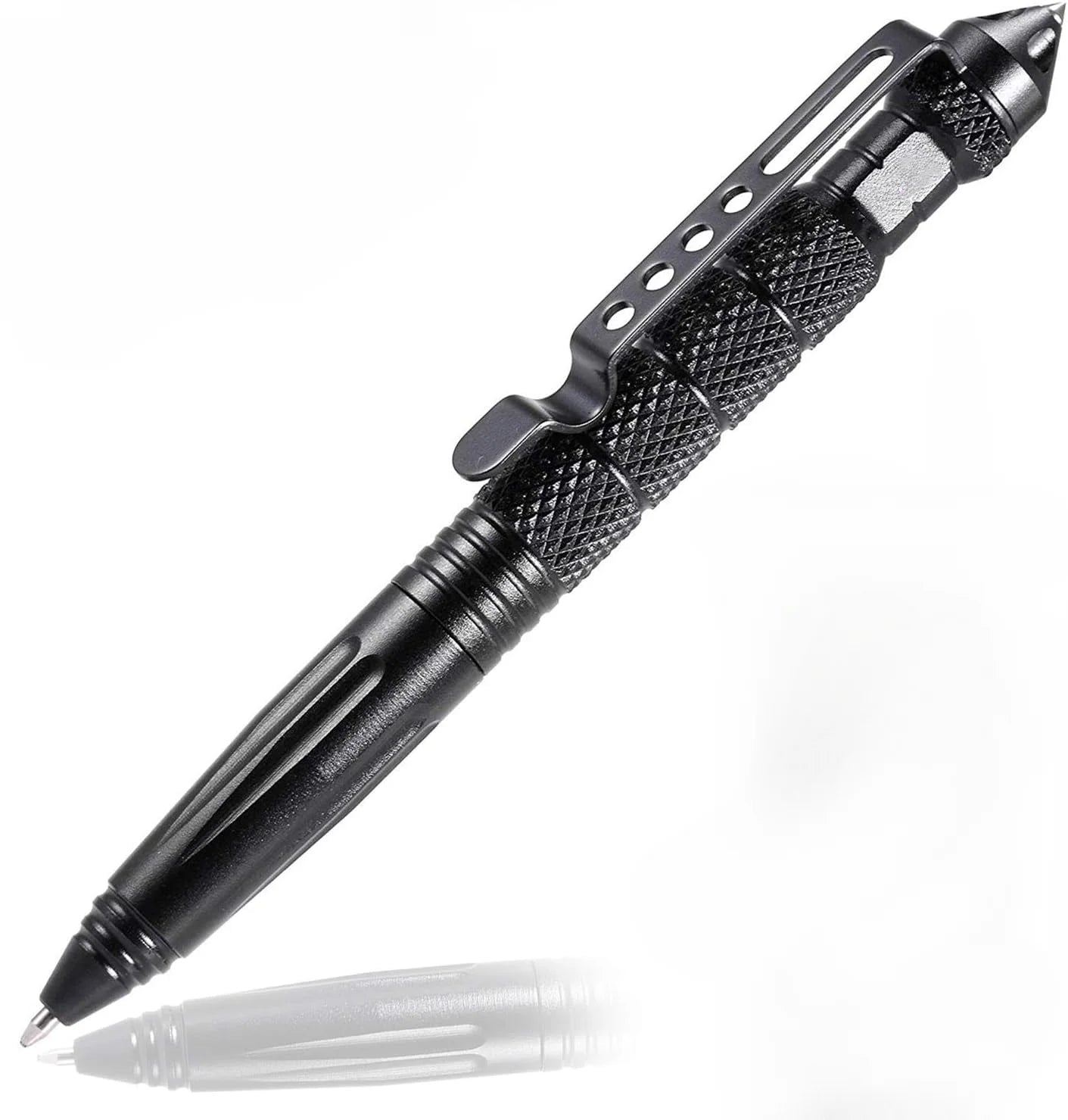 Military Tactical Pen, Professional Self Defense Pen, Emergency Glass Breaker Pen - Tungsten Steel, Writing Tool
