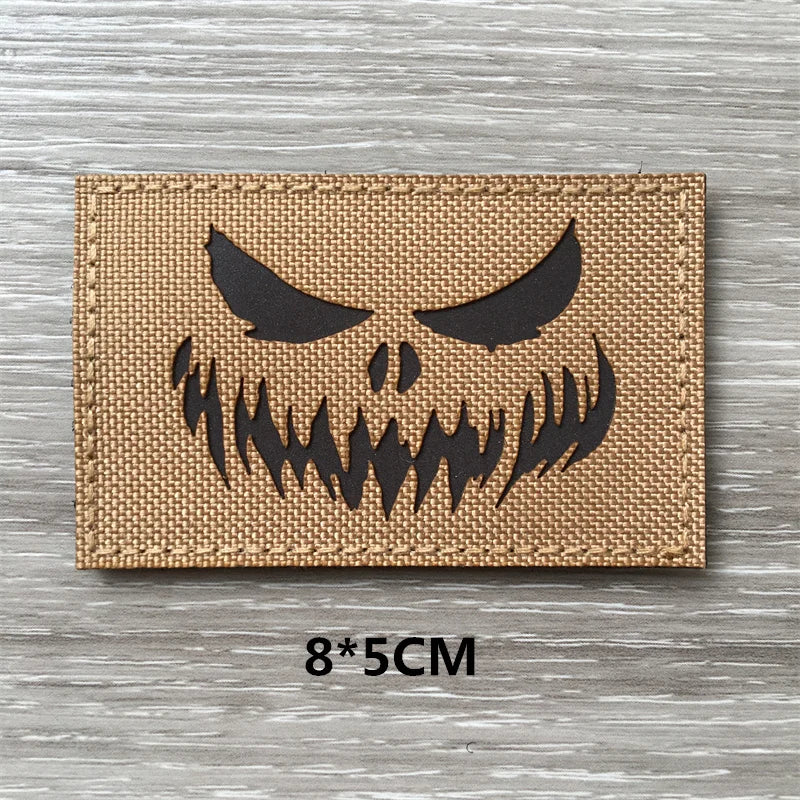 Tactical Patches IR Infrared Reflective Morale Patches on Backpack Vest Clothing Outdoor Badges Hook&Loop