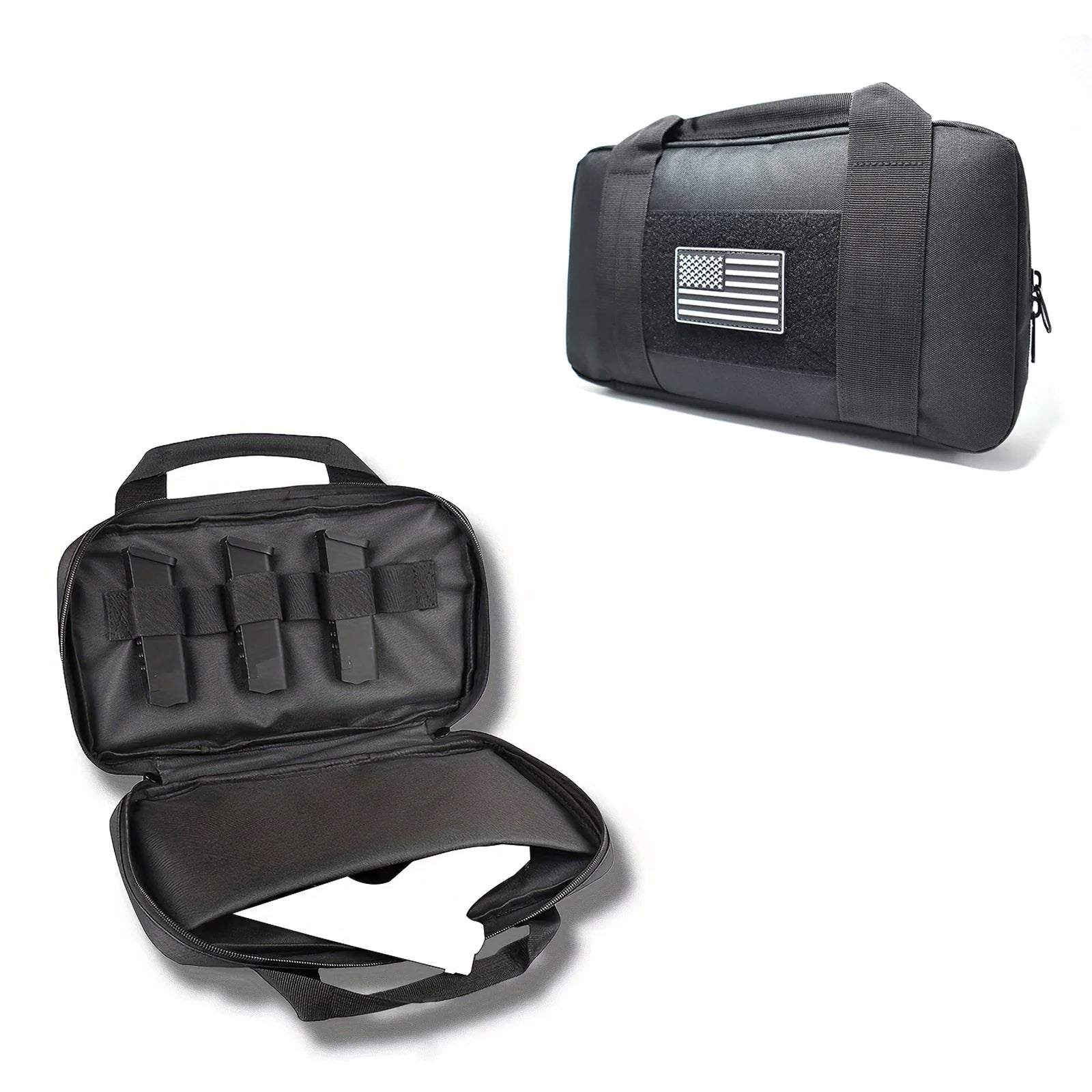 Tactical Pistol Gun Case, Padded Handgun Case Handgun Pistol Soft Case Rectangle Handgun Pouch