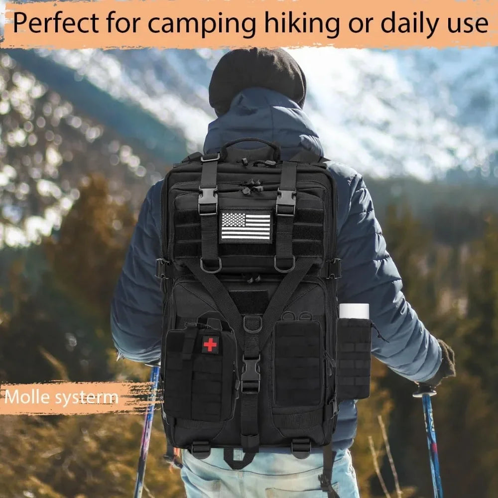 2025 Tactical First Aid Kit 1000D Ifak Bag Tear-off Medical Bag Storage Bag Empty Small Medical Bag Molle EMT Bag