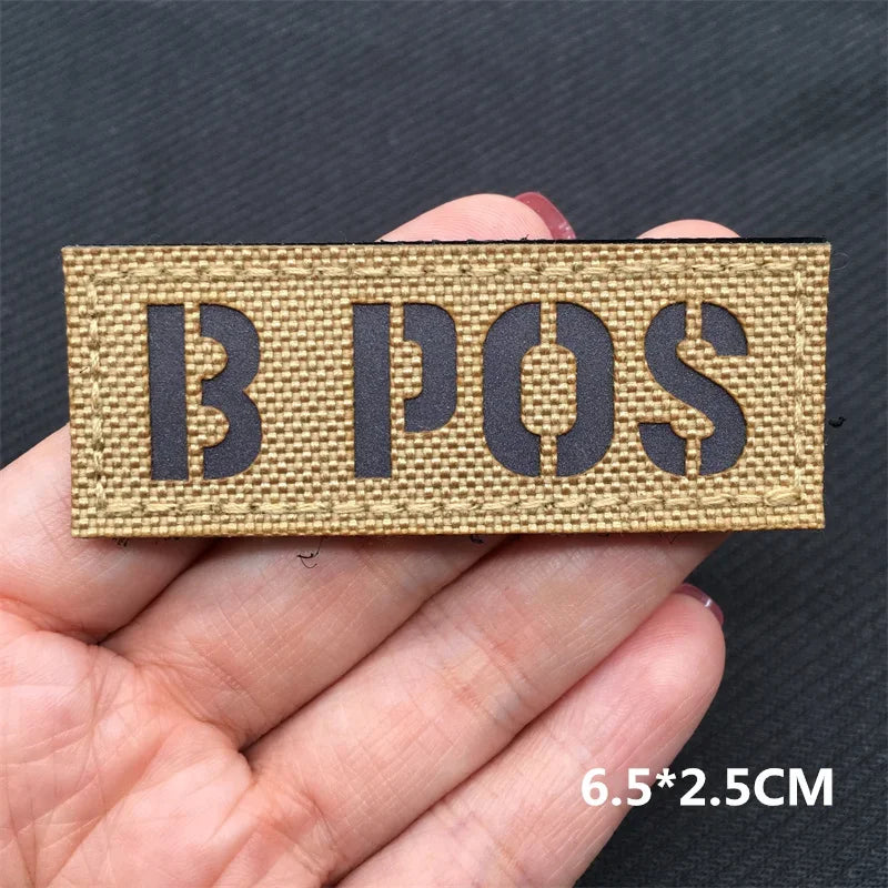 Tactical Patches IR Infrared Reflective Morale Patches on Backpack Vest Clothing Outdoor Badges Hook&Loop