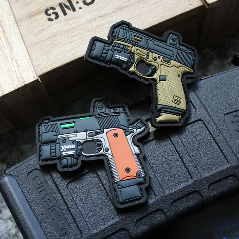 pvc military arms Hook and loop tactical clothing backpack patch tactical packs Clothing diy tactical accessories patch Badge