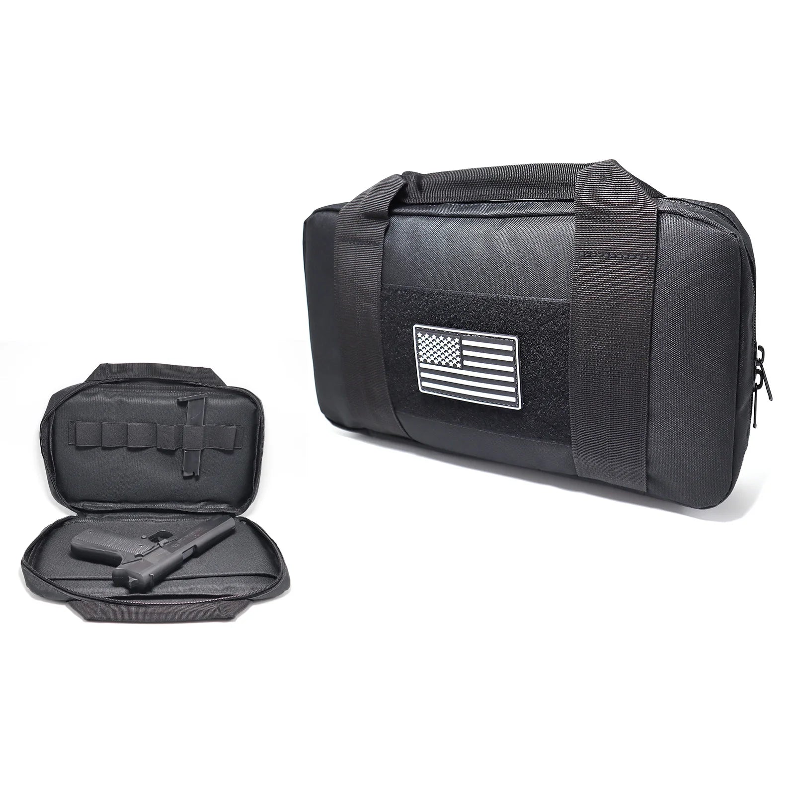 Tactical Pistol Gun Case, Padded Handgun Case Handgun Pistol Soft Case Rectangle Handgun Pouch