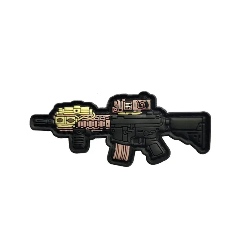 pvc military arms Hook and loop tactical clothing backpack patch tactical packs Clothing diy tactical accessories patch Badge