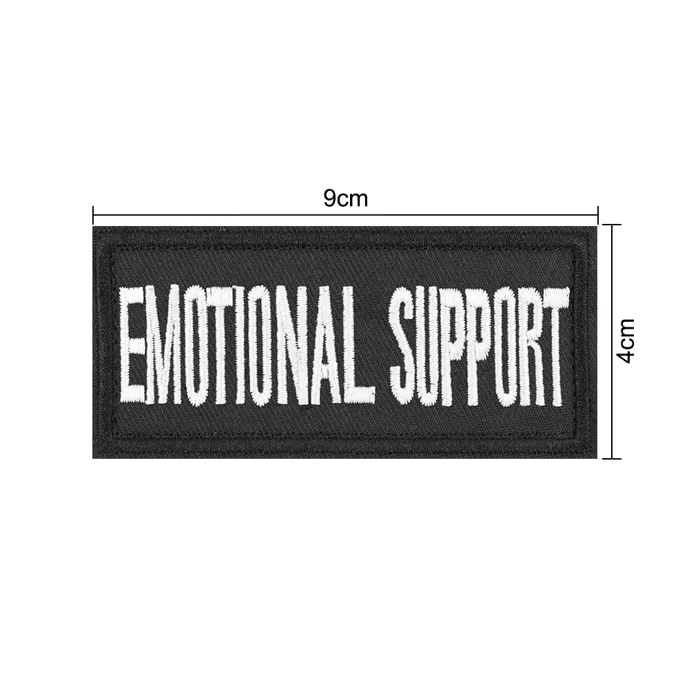 1 Piece Tactical Patch Bundle For Dog Harness Collar Vest Personalized Patches Tags Sticker Label Custom Name ID Service Dog