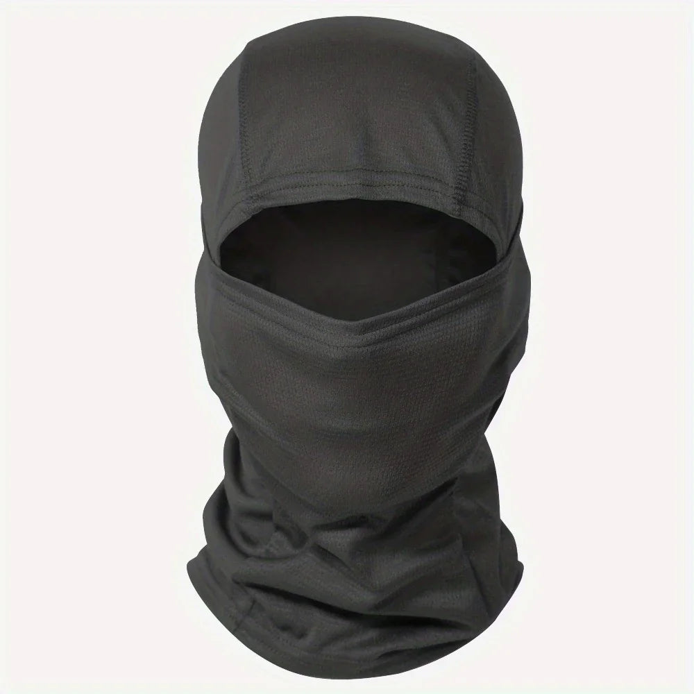 Tactical Windproof Balaclava for Bicycle Riding, Full Cover, Outdoor Hunting, Hiking Head, Warm Shield, Ski Scarf