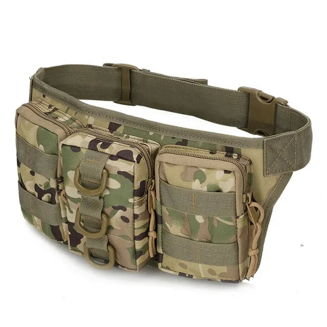 Tactical Men Waist Pack Hiking Waist Bag Outdoor Hunting Sports Bags Climbing Camping Fan Battlefield Fight Tactical Package