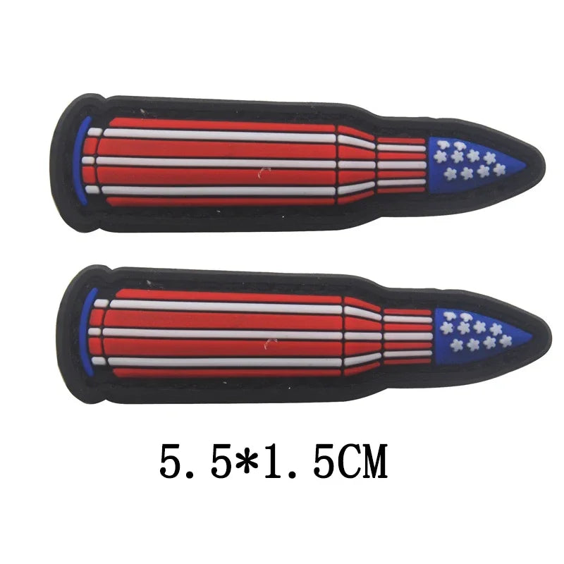 pvc military arms Hook and loop tactical clothing backpack patch tactical packs Clothing diy tactical accessories patch Badge