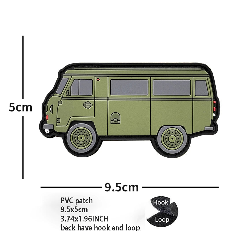 Newly Designed Jungle Camouflage Embroidered Tactical Tank Patch Rubber Heavy Armored Vehicle Armband Army Fan Backpack Patch