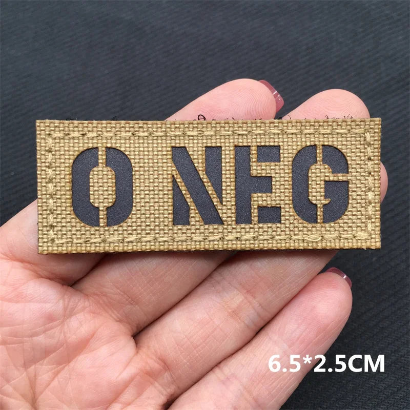 Tactical Patches IR Infrared Reflective Morale Patches on Backpack Vest Clothing Outdoor Badges Hook&Loop