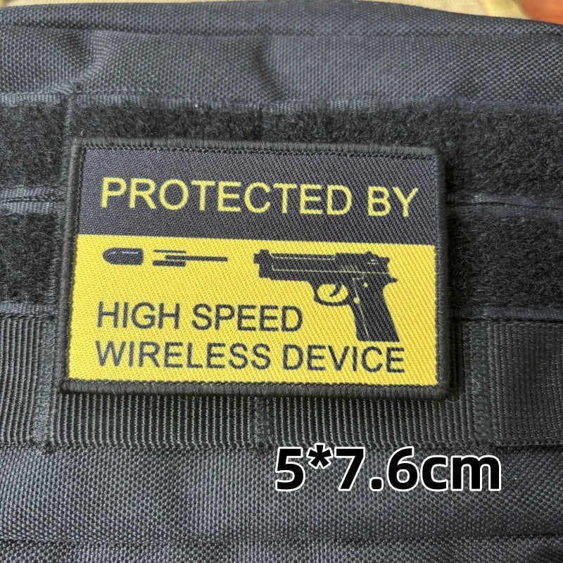 Tactical Gun Bullet Analysis Patch Fun Printed Hook and Loop Emblem Military Skeletor Death Skull Morale Badge Backpack Stickers