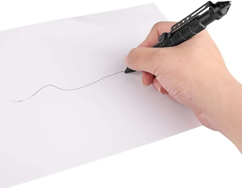 Military Tactical Pen, Professional Self Defense Pen, Emergency Glass Breaker Pen - Tungsten Steel, Writing Tool