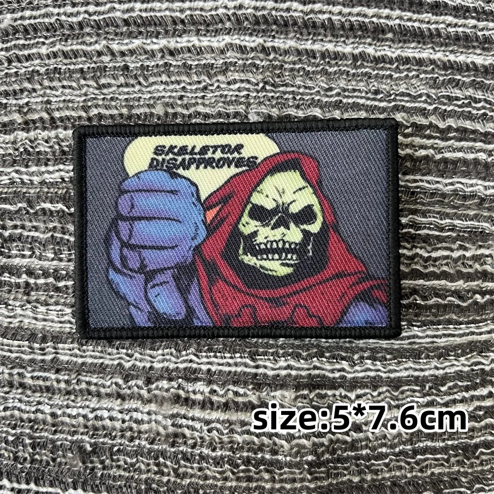 Digital Printing Patch with Hook Backing for Clothes Tactical Military Backpack Patches Gun Badges Applique for Clothing