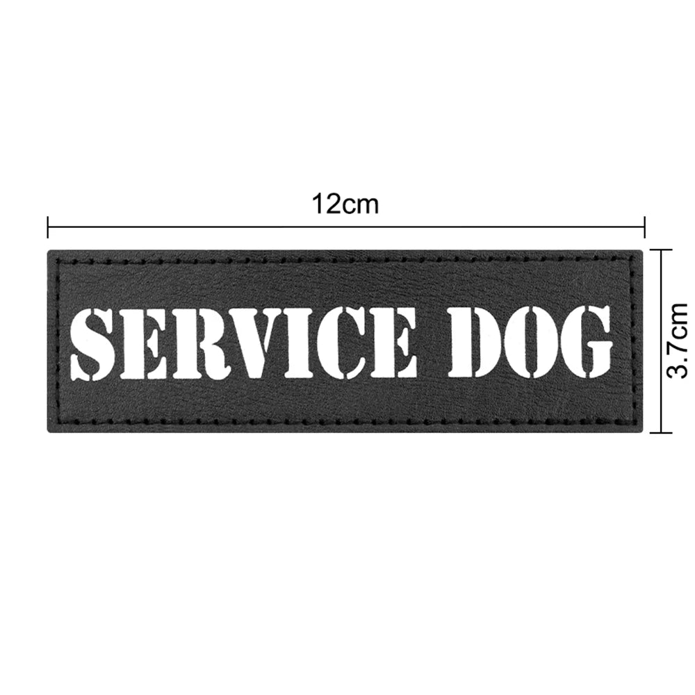 1 Piece Tactical Patch Bundle For Dog Harness Collar Vest Personalized Patches Tags Sticker Label Custom Name ID Service Dog