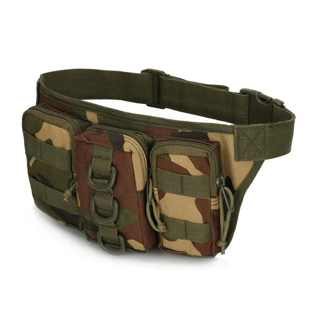 Tactical Men Waist Pack Hiking Waist Bag Outdoor Hunting Sports Bags Climbing Camping Fan Battlefield Fight Tactical Package