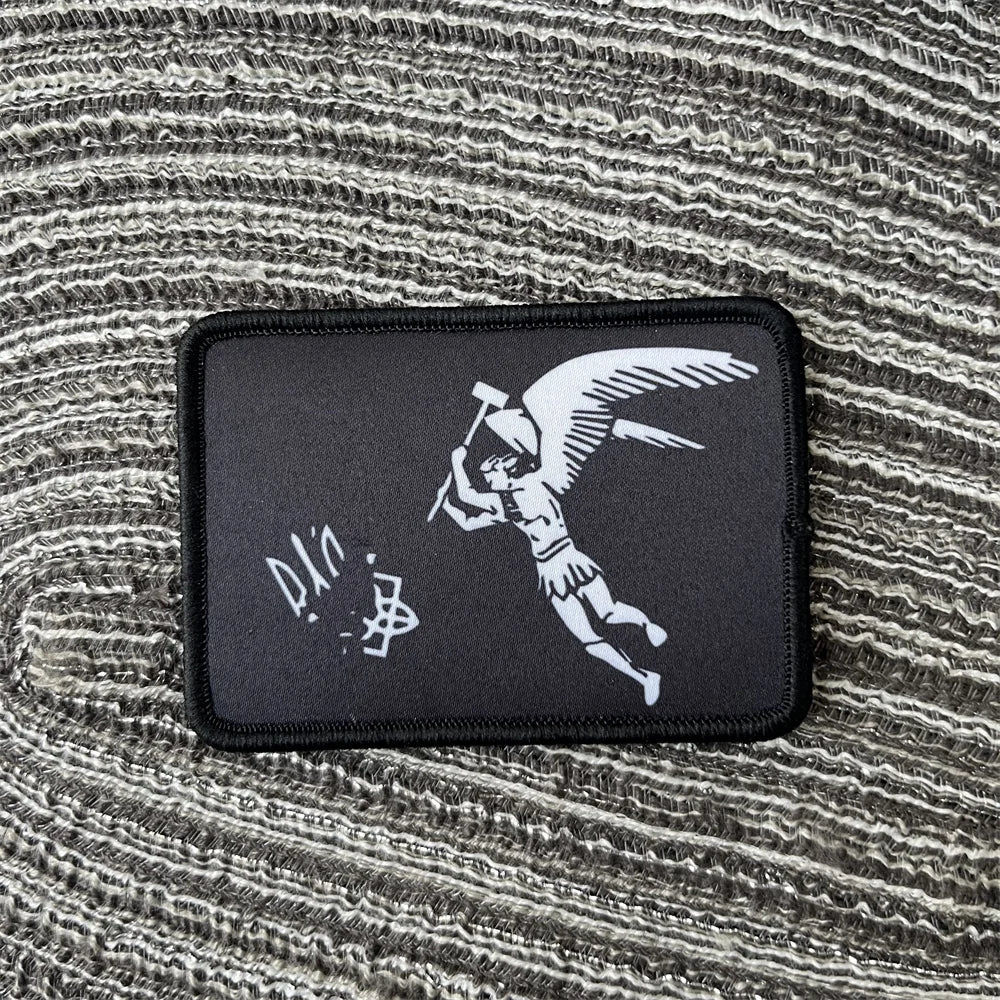 Digital Printing Patch with Hook Backing for Clothes Tactical Military Backpack Patches Gun Badges Applique for Clothing